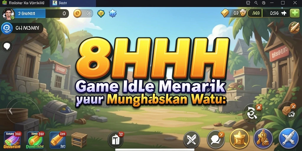 Tampilan menarik dari gameplay 8HHH yang menyenangkan.