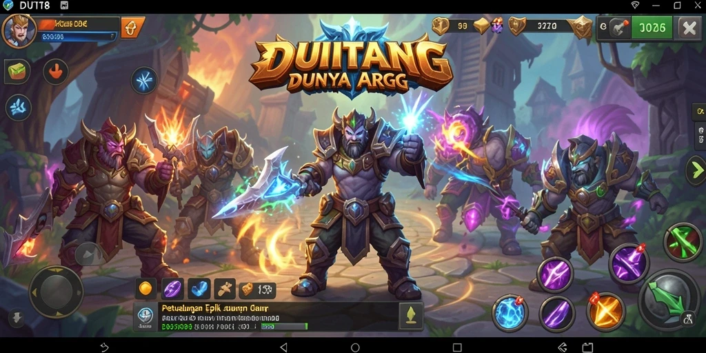 Tampilan menakjubkan dari gameplay seru DUIT8 yang mengajak pemain berpetualang.