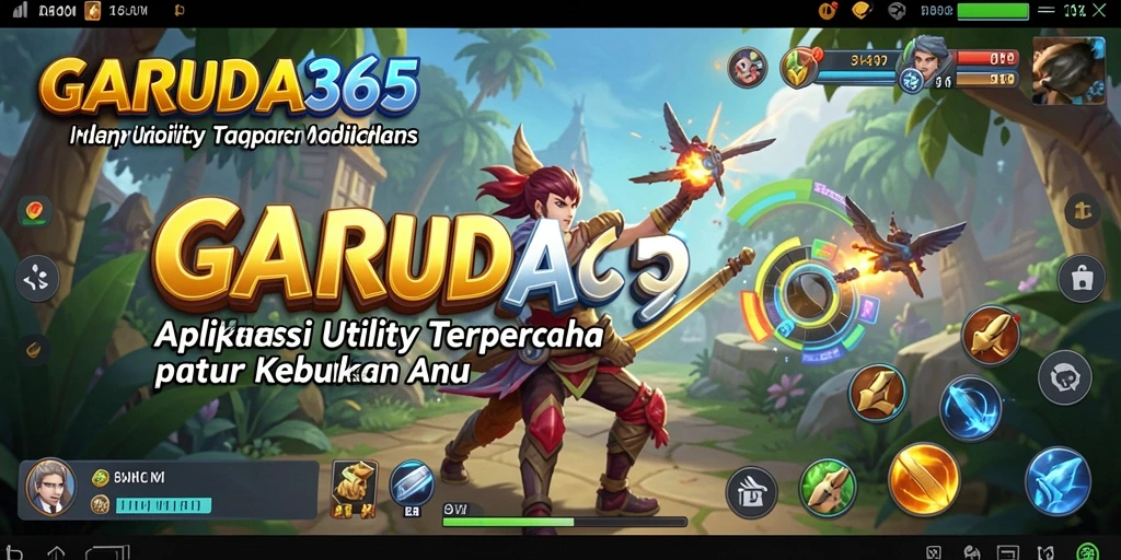 Tampilan utama GARUDA365 yang intuitif dan fungsional.