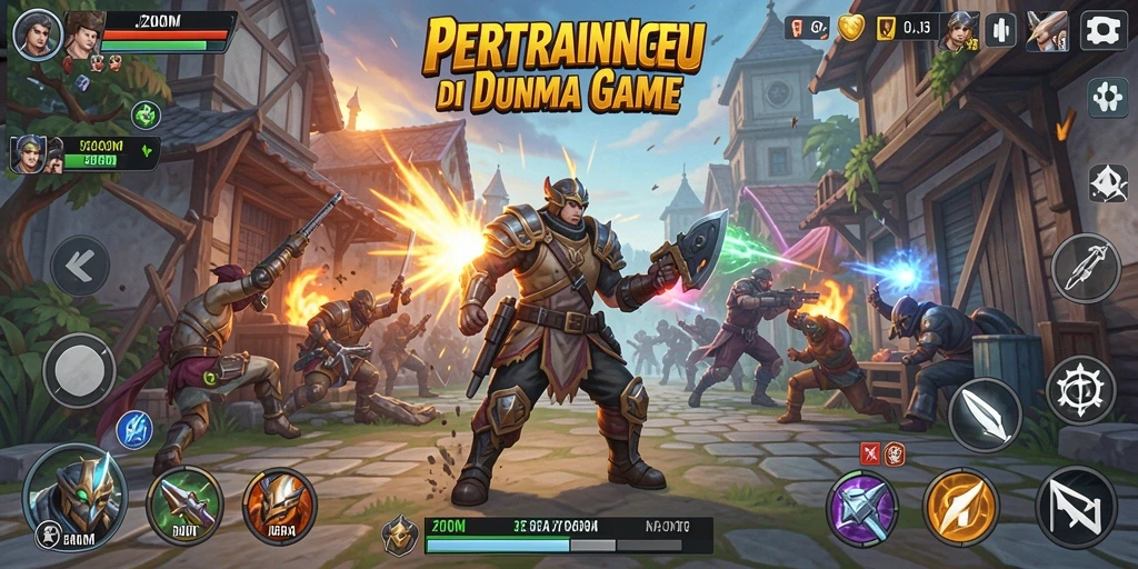 Gameplay menarik dari J200M yang memperlihatkan pertarungan intens.