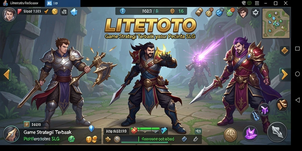 Tampilan gameplay LITETOTO yang seru dan penuh strategi.