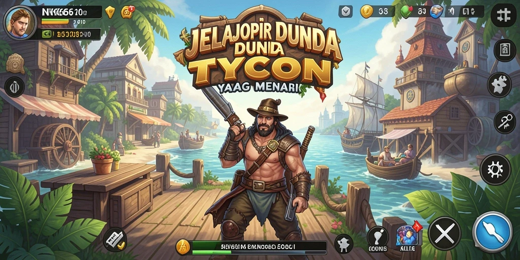 Tampilan menarik dari gameplay Tycoon di NK666.