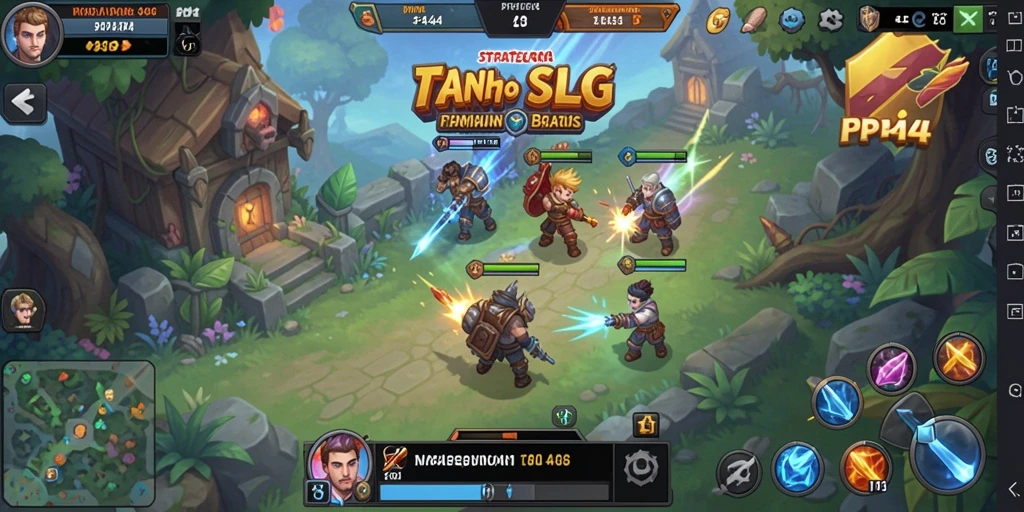 Tangkapan layar gameplay PP444 dengan aksi strategis yang mendebarkan.