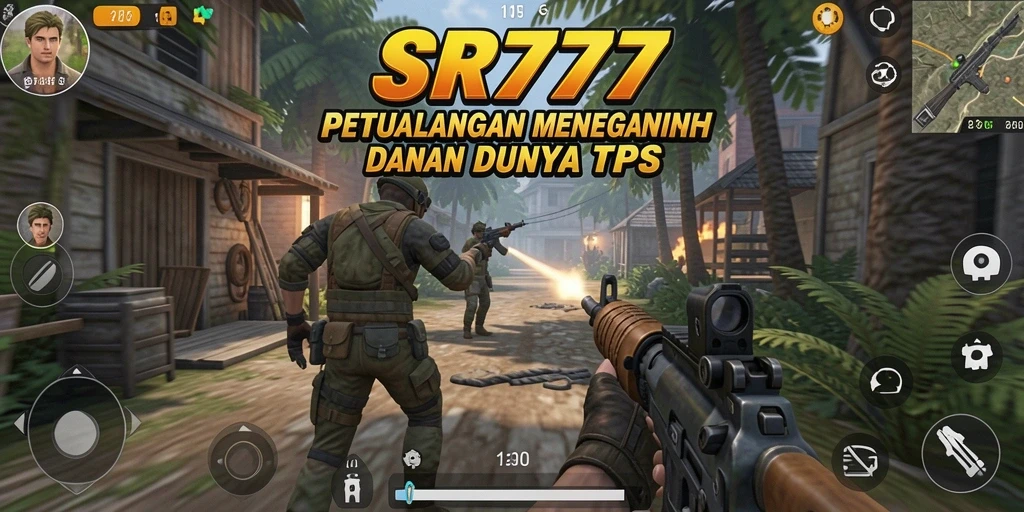 Gameplay SR777 yang seru dan mendebarkan dalam mode TPS.