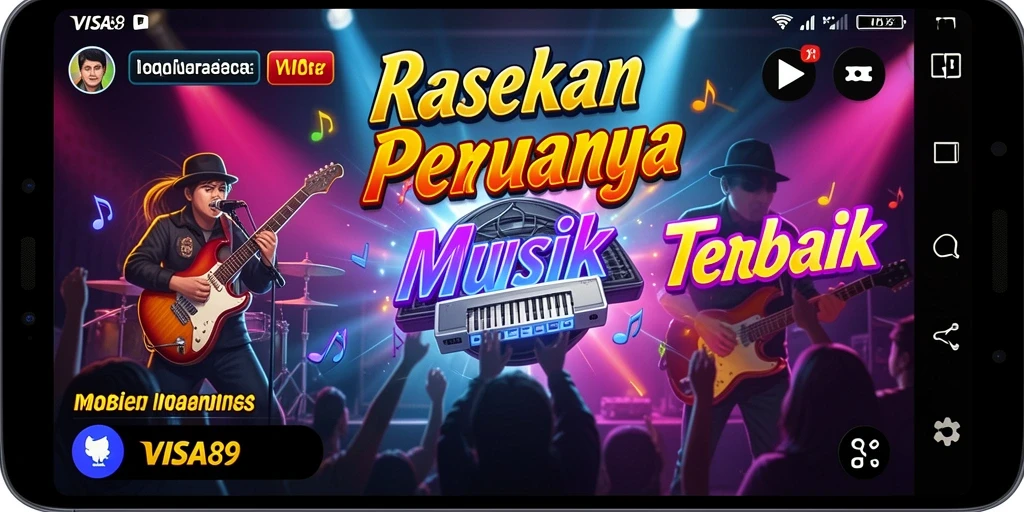 Tampilan gameplay yang seru dan penuh warna dari VISA89.